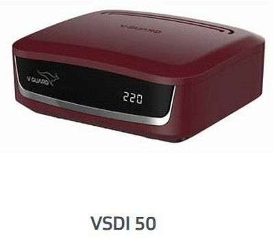 V-Guard VSDI-50 In-Ref Voltage Stabilizer(Red & Grey, Grey)