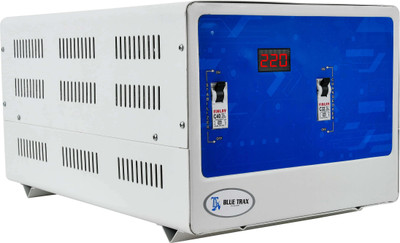 BLUE TRAX Copper Table Top Mainline Digital Voltage Stabilizer 10 KVA ML 8000W 130V-280V Voltage Stabilizer(White)
