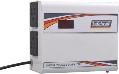 SAFESTAB Multi 100 (130V To 300V) Up to 65 Inch Tv or Up to 600 Liters Refrigrator/Deep Freezer/ Visi cooler(White)