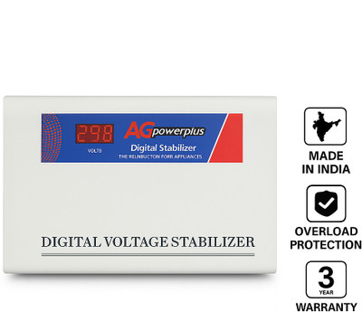 AG power plus AGP-5KVA Voltage Stabilizer for AC(White)
