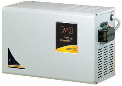 V-Guard VND 400 PLUS (For 1.5 Ton AC) VOLTAGE STABILIZER (150V-285V)(GRAY)