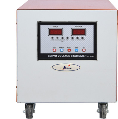 IONTECH POWER IP/SER/AIR-10KVA IONTECH POWER 10 KVA SERVO VOLTAGE STABILIZER(White, Red)