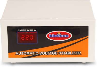 BLUESUN BLUE SUN 0.5 KVA 90-300V VOLTAGE STABILIZER FOR REFRIGERATOR, LED SMART TV STABILIZER(White)