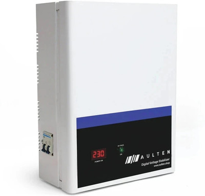 Aulten 5 KVA 4000W 130V - 280V Heavy Duty Mainline Voltage Stabilizer for Home(White)