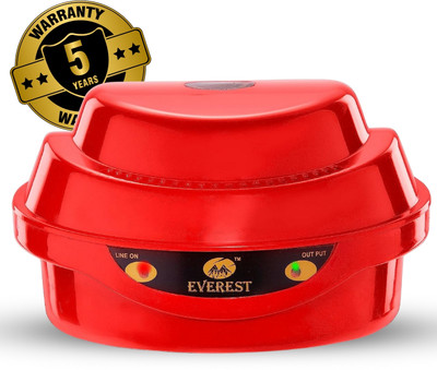 EVEREST EPS 50 Voltage Stabilizer for Refrigerator upto 300 litre (Working Range : 130V - 290V)(Red)