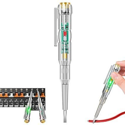 TRK HUB Electrical Tester Pen Power Voltage Electricity with High Brightness LED Light Digital Voltage Tester