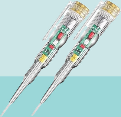 kinshu Voltage Tester Pen Non-Contact AC Voltage [PACK of 2)) Digital Voltage Tester