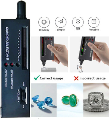 GoodsBazaar Portable Diamond, Gemstone, Crystal, Jade Tester Pocket Scale Prong Pickup Digital Multimeter(2000 Counts)