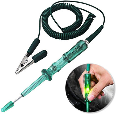NITYA Pen Pencil with Light Bulb for Low Voltage Systems Fuse Switch Wires(Green) Digital Voltage Tester