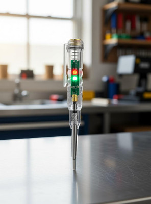 OMKARZONE Multifunction Dual LED AC-DC Light Tester Pen Digital Voltage Tester