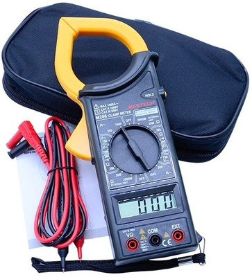Divinext Anti Drop Handle 266 Handheld Digital Clamp Meter Digital Multimeter(Black 2000 Counts)
