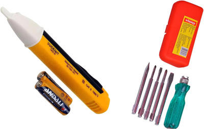 Gadariya King Voltage Tester 90~1000V AC Electric Voltage Power Detector & screwdriver kit Digital Voltage Tester