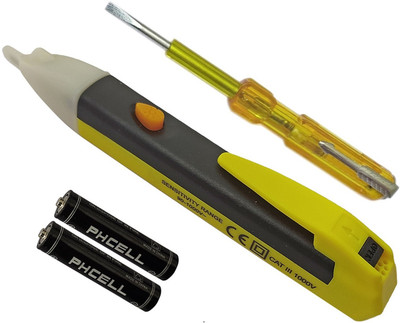Inditrust new VT-46 1pc Voltage Alert Tester and 1pc Electric Tester (Pack of 2) Analog Voltage Tester