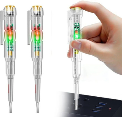INVOSS 1 pcs High-Brightness Intelligent Voltage Tester Pen Analog Voltage Tester