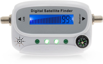 BALRAMA DVB-S / DVB-S2 for Both SD and HD Channels Digital Satellite Meter Signal Finder Digital Multimeter(White 2000 Counts)