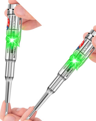 GoodsBazaar LED Light Screwdriver Tester Pen Analog Voltage Tester