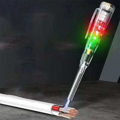 GoodsBazaar Multifunction Dual LED AC-DC Light Tester Pen_VR11 Digital Voltage Tester