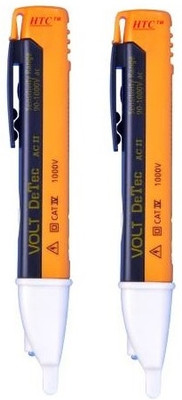 HTC AC-II Non-Contact Voltage Detector With FlashLight 90V AC TO 1000V AC(PACK OF 2) Digital Voltage Tester