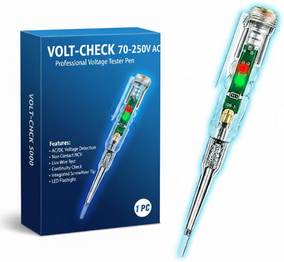 TARSARIY Wire breakpoint tester LED Light with Screwdriver power tool tester Non-Contact Digital Voltage Tester