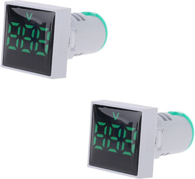 DECENT AIR SYSTEM AD16-22DSV 2Pcs Digital LED Display AC 60-500V Green Voltmeter(Digital)