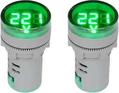 DECENT AIR SYSTEM AD16-22DSV 2Pcs Digital LED Display AC 60-500V Voltmeter Voltmeter(Digital)