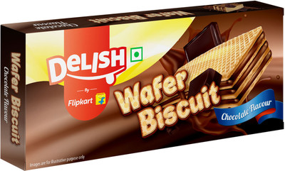 Delish by Flipkart Chocolate Flavoured Crunchy Wafers(150 g)