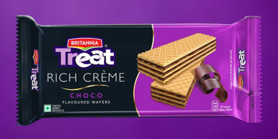 BRITANNIA Treat Rich Creme Chocolate Wafers(50 g)