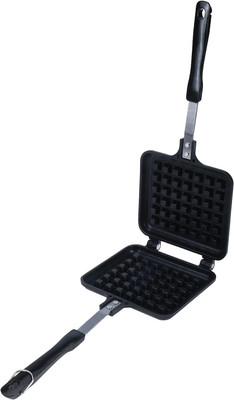 HM EVOTEK Aluminium Waffle Maker for Gas Stove | Non-Stick Pan for Home & Street Food Waffle Maker