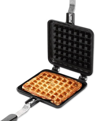 RBGIIT Waffle Maker for Gas Stove | Non Stick Die Cast Aluminium Pan India Waffle Maker