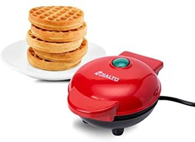 GVJ TRADERS 1420-Waffle Maker Red Waffle Maker