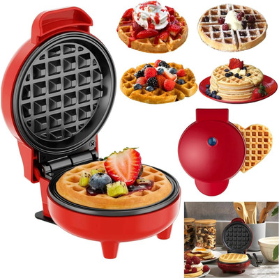 NHOUSE 3 IN 1 Waffle Maker Iron Cast for Home, Kids, Belgian Wafles, Pan Cakes ,Paninis Waffle Maker