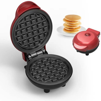 FIVANIO Non-Stick Electric Iron Machine for Individual Belgian Waffles, Pan Cakes Waffle Maker