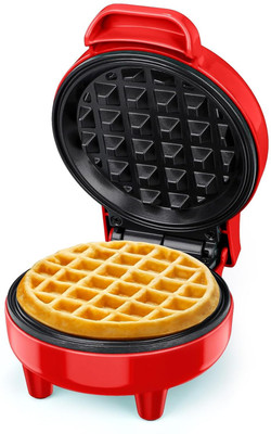 arthasya Mini Waffle Maker Machine 3 In 1 Waffle Iron Home Appliances Kitchen Electric Pan(Red)