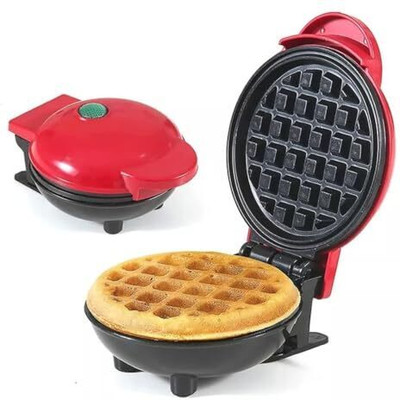 Fulkiza Mini Waffle Maker 4Inch-350Watt Non-Stick Electric Iron Machine Waffle Maker