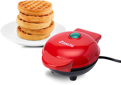 INGITAGNA Waffle Maker Non-Stick Electric Iron Machine for Individual Belgian Waffles Waffle Maker