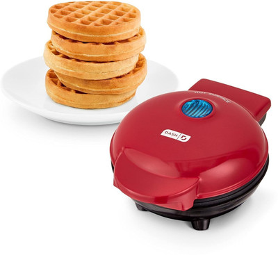 FIVANIO Mini Waffle maker Stainless Steel Non-Stick Electric Iron Machine Waffle Maker