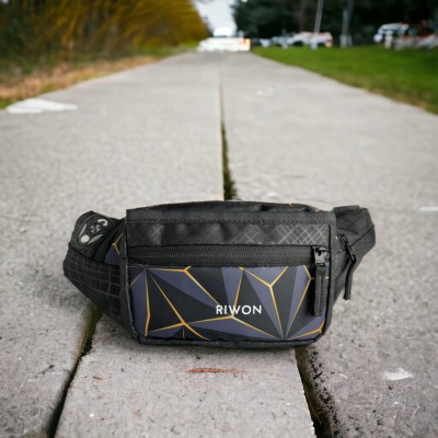 Riwon N92_Waist Bag for Men Women Waist Bag(Black)