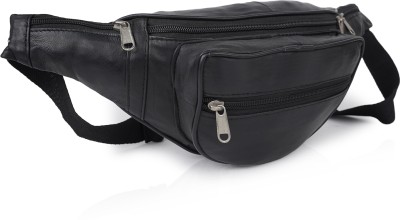CIMONI Casual Hiking Style Document Money Phone Sport Bag for Unisex Adjustable Strap Waist Bag(Black)