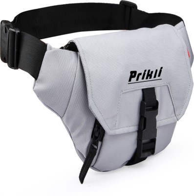 prikli Waist Bag for Men Women,Stylish Chest,Fanny Pouch,Belt Sport Bag fanny pack bum bag travel passport holder chest bag phone money holder waist bag(Grey)