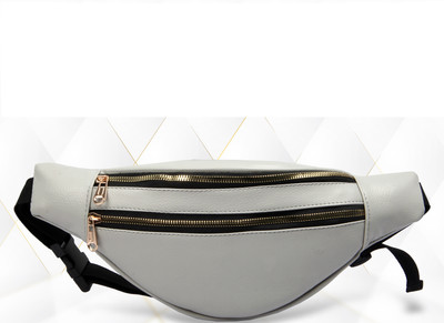 Worldstar New_waist bag Elegant Style Travel Pouch Passport Holder with Adjustable Strap(Grey)