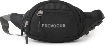 PROVOGUE Waterproof Waist Fanny Pack, Waist Belt for Travelling Waist Bag(Black)