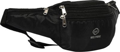 Nice Purse BLK WAIST BAG09 WAIST BAG(Black)