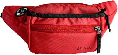 Riwon N655_Waist Bag for Men Women Waist Bag(Red)