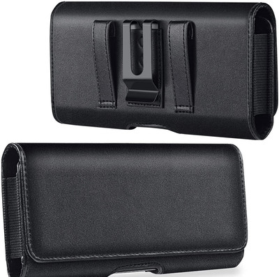 Bodoma Mobile BeltPouch Waist Bag for All Mobiles Up to 6.7 inch Mobile Belt Pouch Holster with Magnetic Clip Clouser Wasist Bag for All Mobiles(Black)