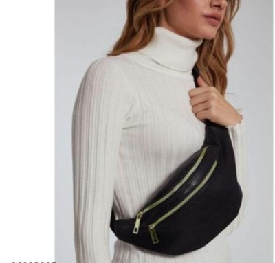 vm&son's waist bag Travelling, Beautyful Unisex Multi Utility Bag/Waist Pack for Travelling, Waist Bag(Black)