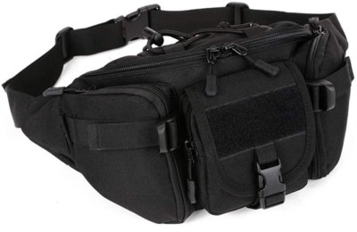 travooz Outdoor Unisex Waist Bag Tactical Military Waist Pack Chest Bag Poucha4 waist bag(Black)