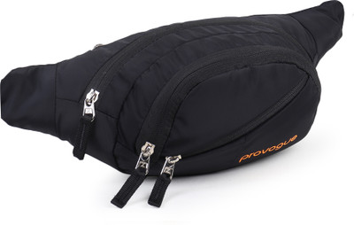 PROVOGUE Lightweight Fanny pack, Waist Bag With Waterpoof Resistant Material Waist Bag(Black)