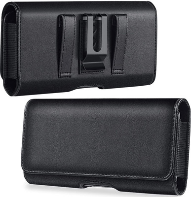 FwellT Mobile BeltPouch Waist Bag for All Mobiles Up to 6.7 inch Mobile Belt Pouch Holster with Magnetic Clip Clouser Wasist Bag for All Mobiles(Black)