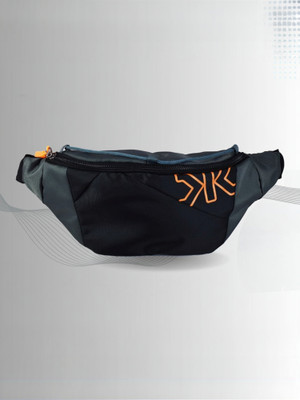 KILLER Fanny Pack Travel Trekking Waist Bag(Black, Grey)