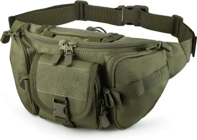 AMRIO Waist Bag for Men Women, Stylish Chest Bag Fanny Pouch Bag Belt (Green) waist bag(Green)